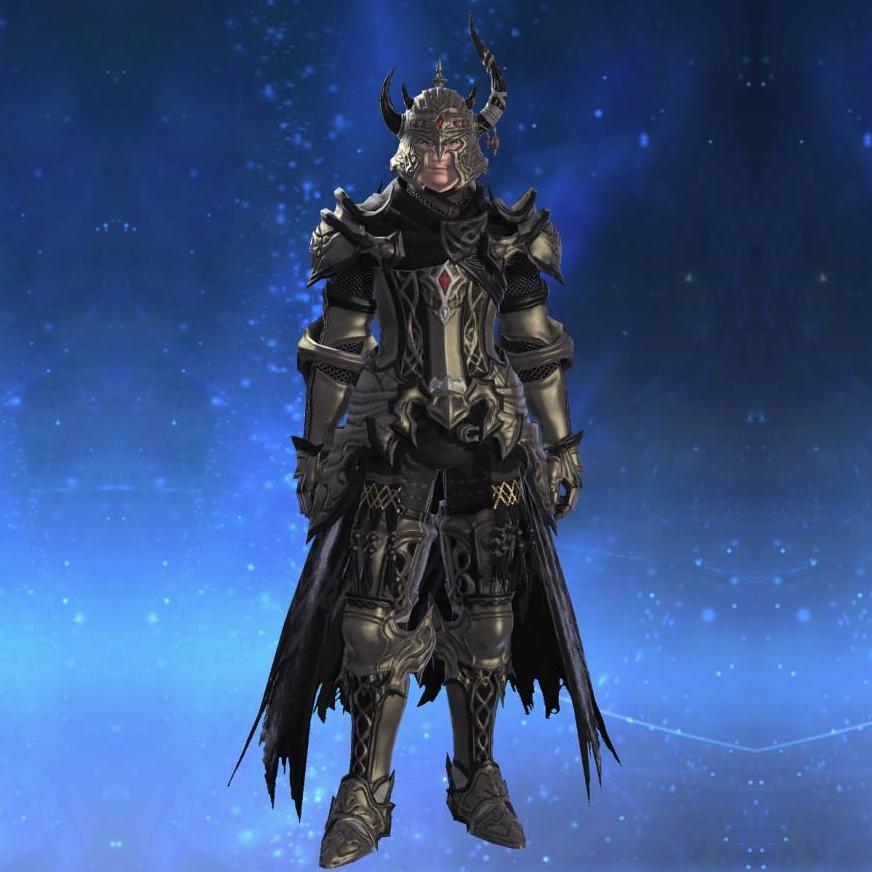 Chromite Armor of Fending's gearset image male.