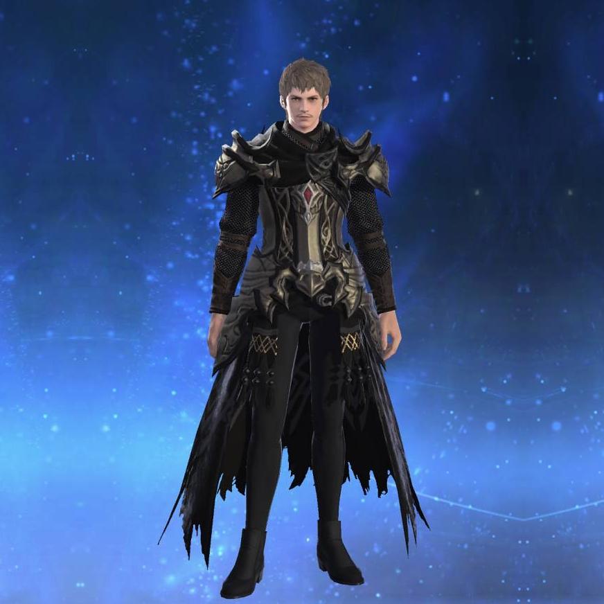 Ornate Chromite Armor of Fending's gearset image male.