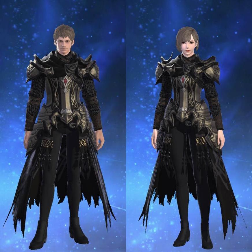Ornate Chromite Armor of Fending's gearset image.
