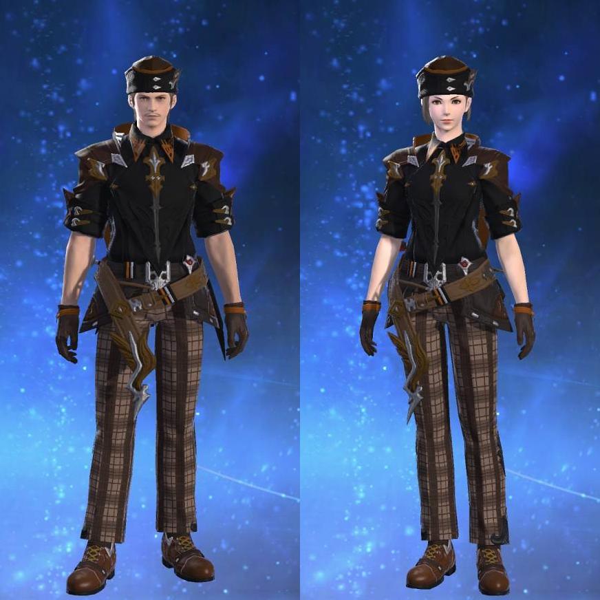 Ghost Barque Coatee of Casting's gearset image.