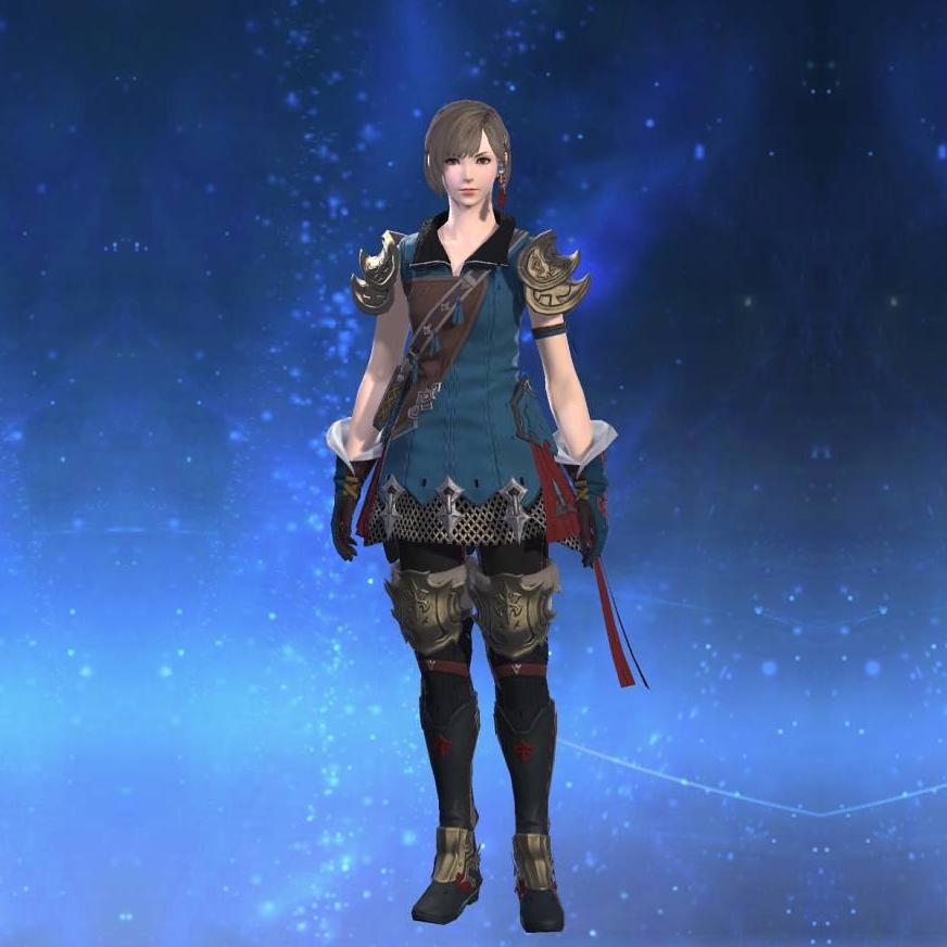 Ghost Barque Tabard of Fending's gearset image female.