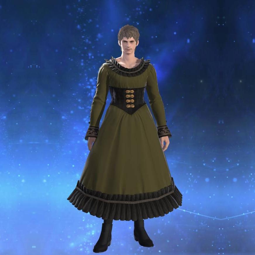 Thavnairian Wool Autumn Dress's gearset image male.