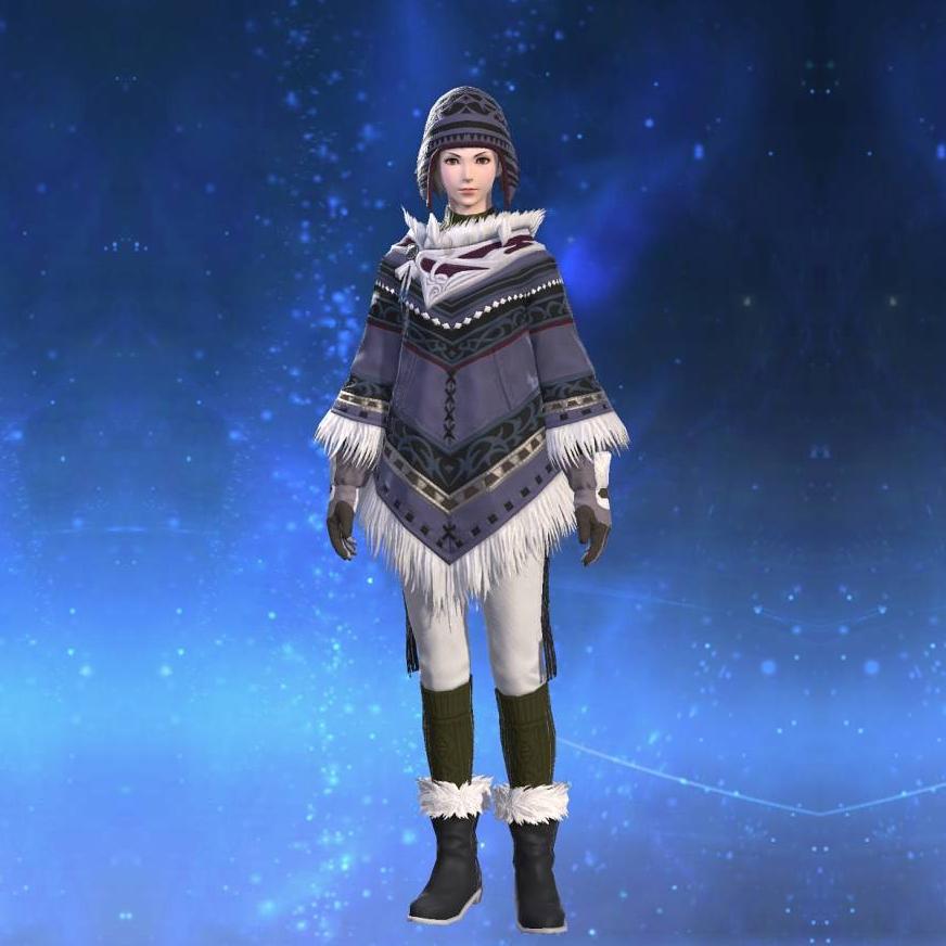 Serge Poncho's gearset image female.