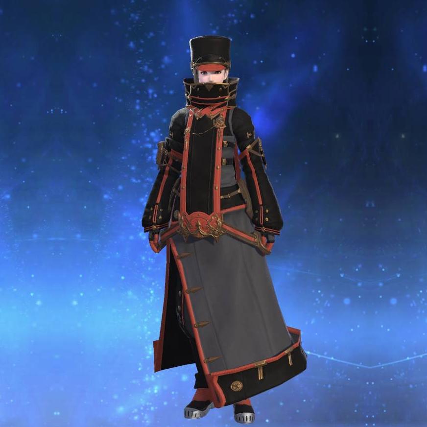 Skallic Jacket of Casting's gearset image female.