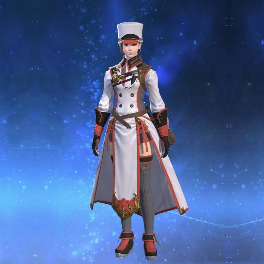 Skallic Jacket of Aiming's gearset image female.