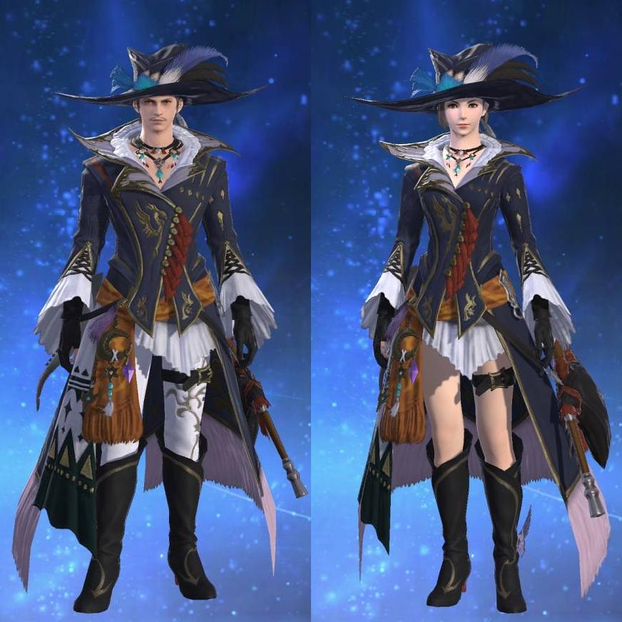 Anemos Storyteller's Coat's gearset image.