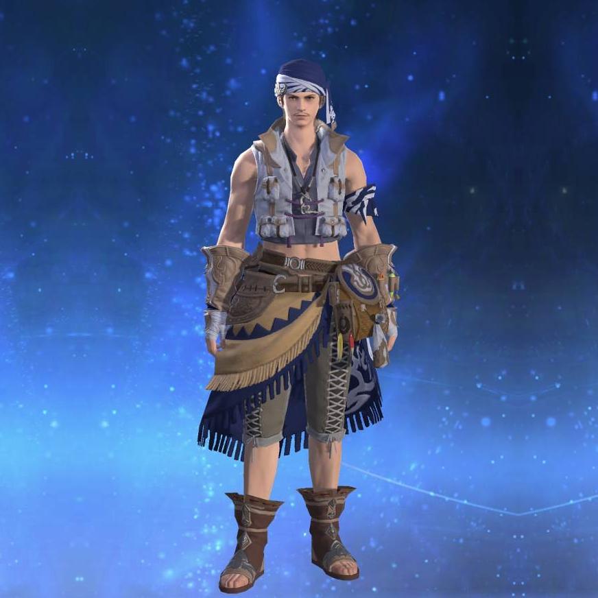 Augmented Tackleking's Vest's gearset image male.
