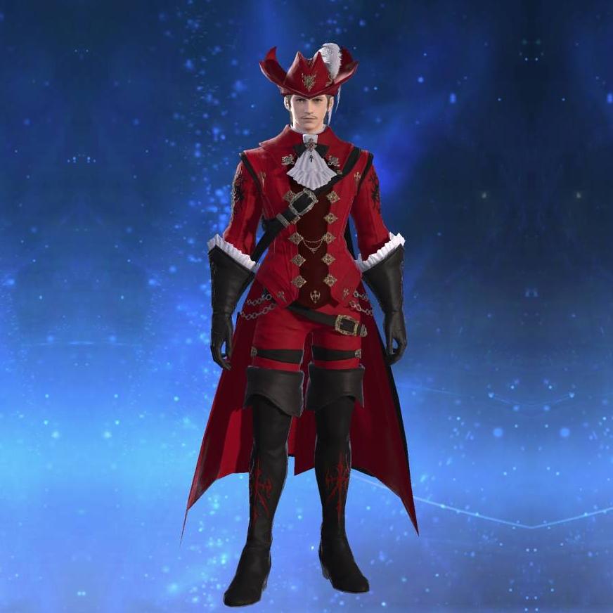 Anemos Duelist's Tabard's gearset image male.