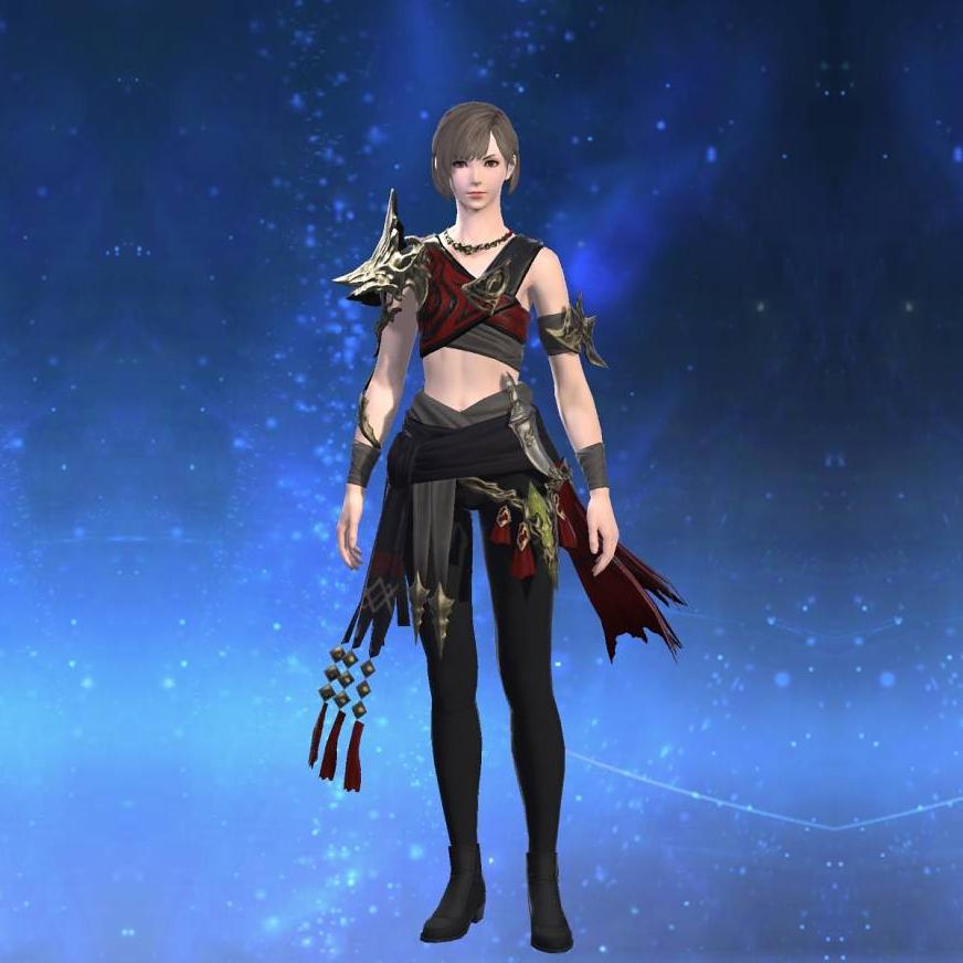 Ornate True Griffin Chestpiece of Scouting's gearset image female.