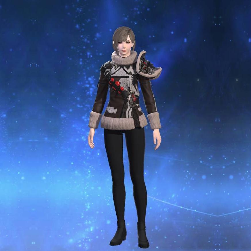 Ornate True Linen Jacket of Scouting's gearset image female.