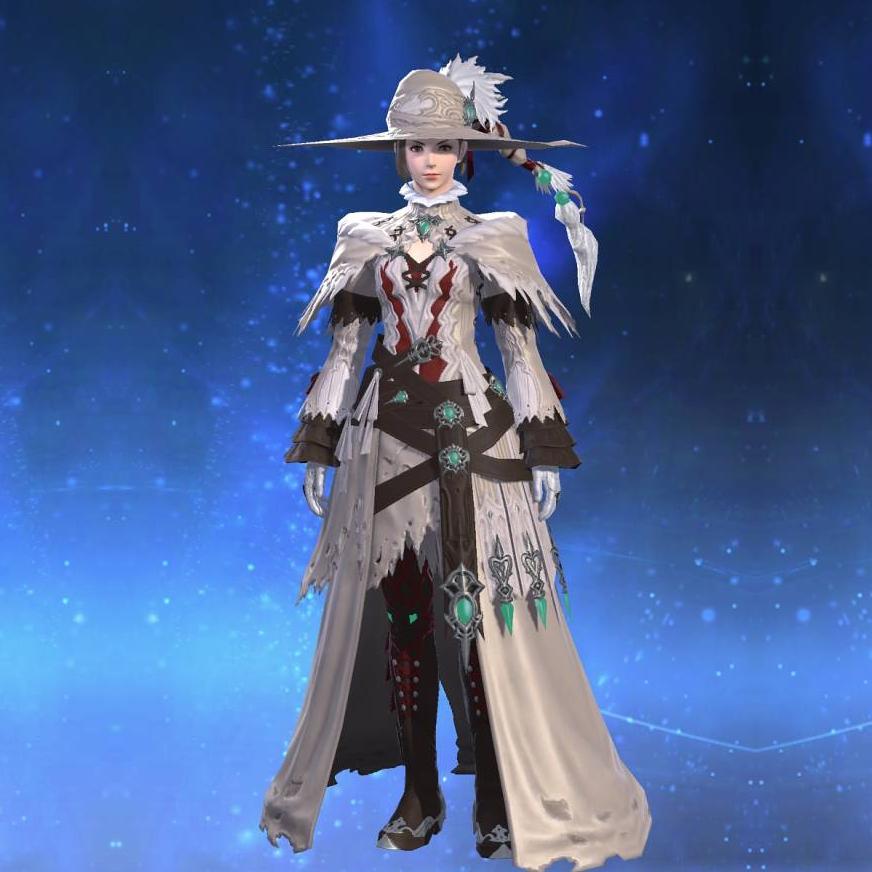 True Linen Robe of Healing's gearset image female.