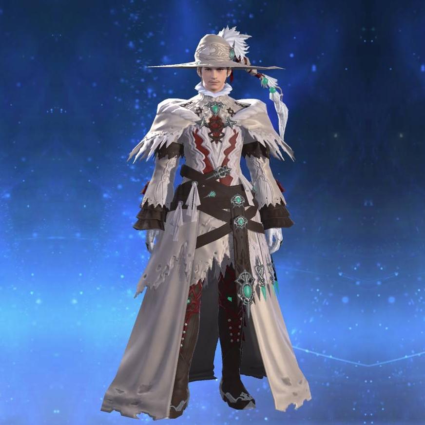 True Linen Robe of Healing's gearset image male.