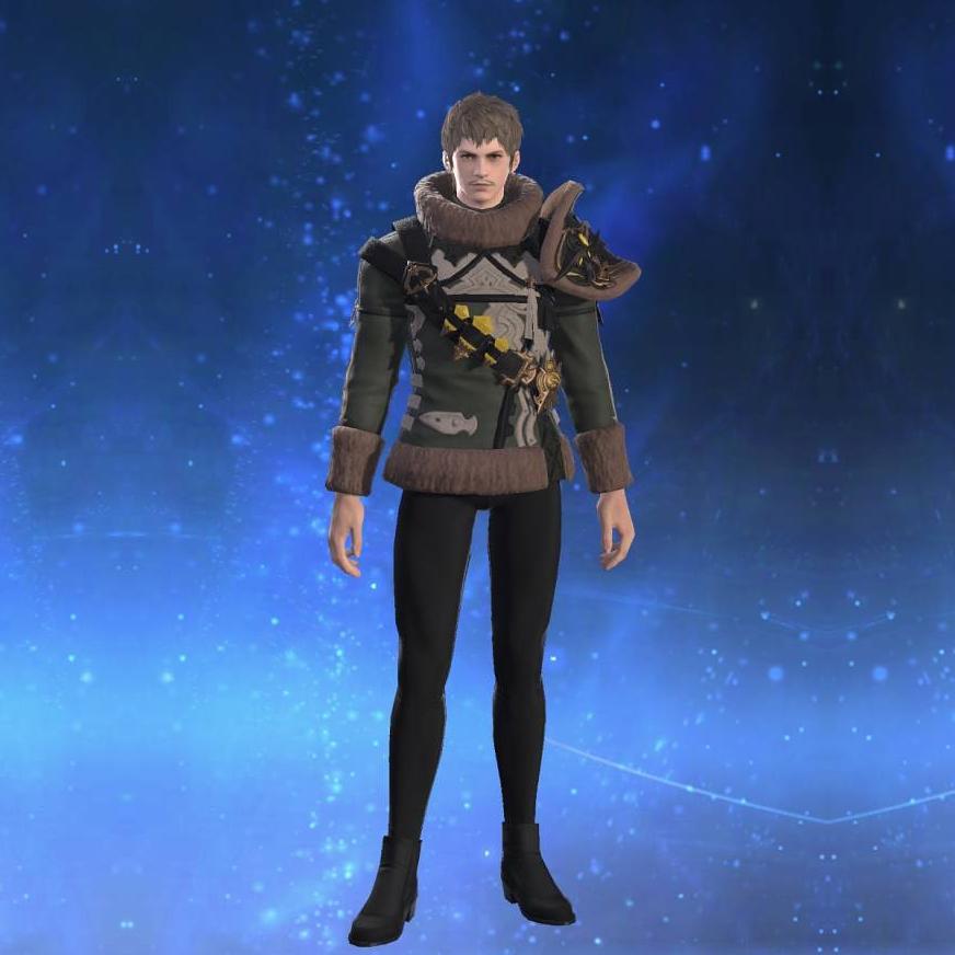 Ornate True Linen Jacket of Aiming's gearset image male.