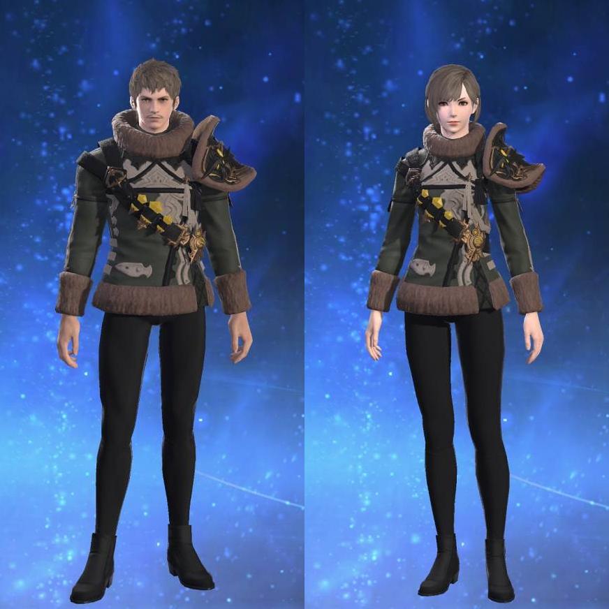Ornate True Linen Jacket of Aiming's gearset image.