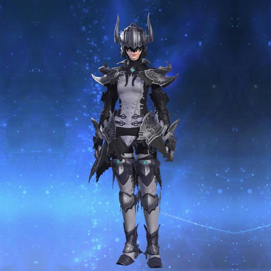 Nightsteel Mail of Maiming's gearset image female.