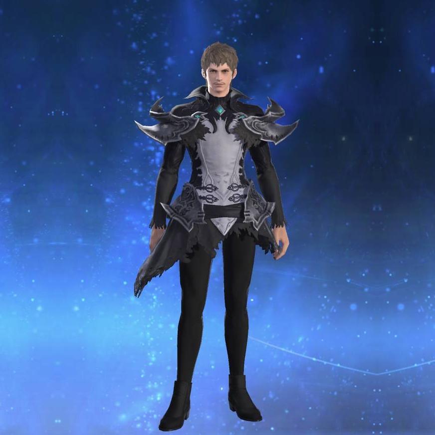 Ornate Nightsteel Mail of Maiming's gearset image male.