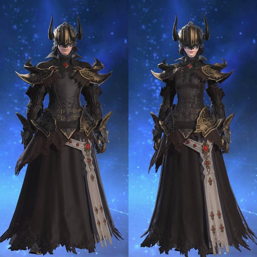 Augmented Nightsteel Armor of Fending's gearset image.