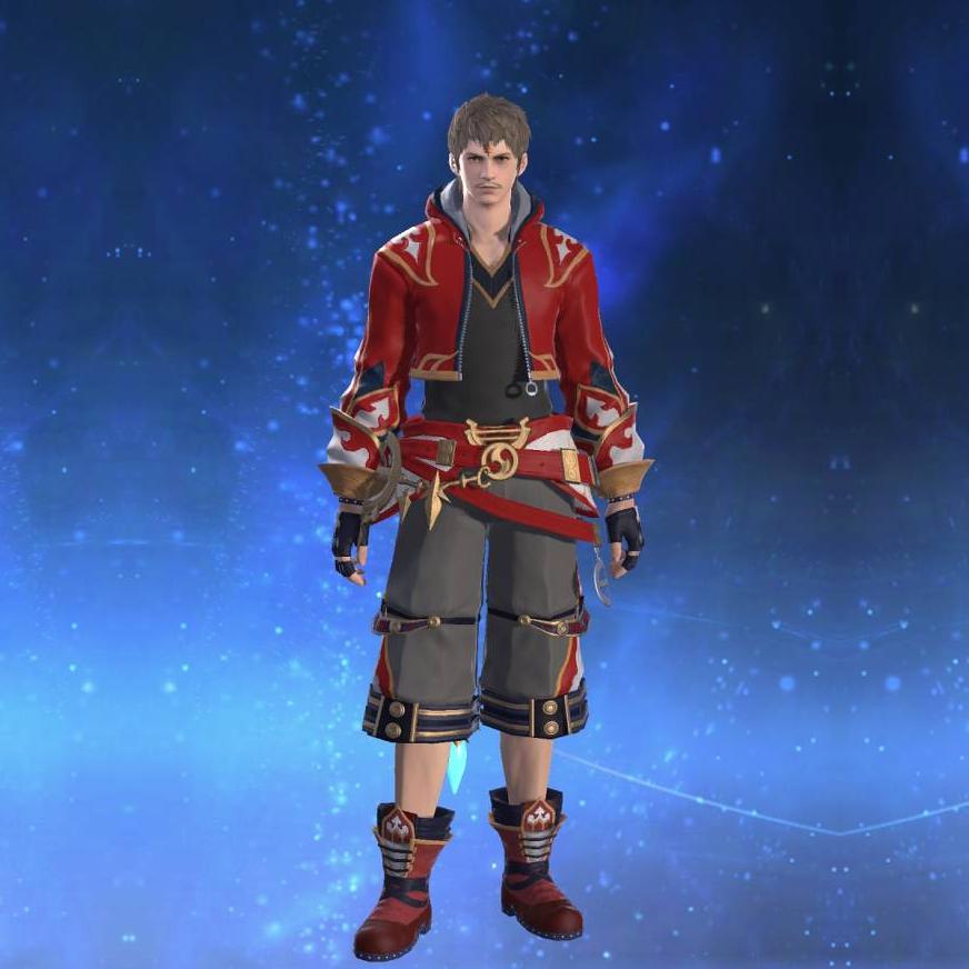 ナタ殿方装束's gearset image.