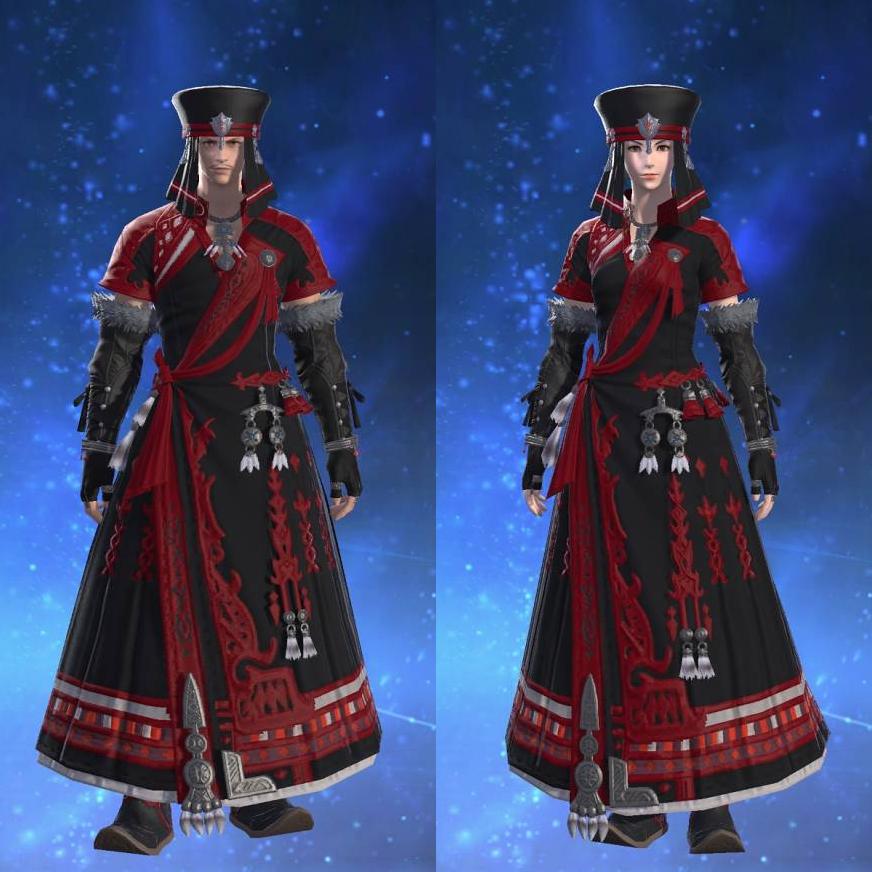 Nomad's Coat of Casting's gearset image.