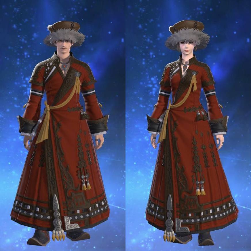 Nomad's Coat of Striking's gearset image.
