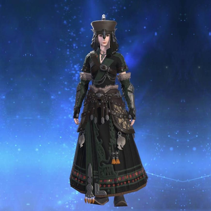 Nomad's Coat of Maiming's gearset image female.