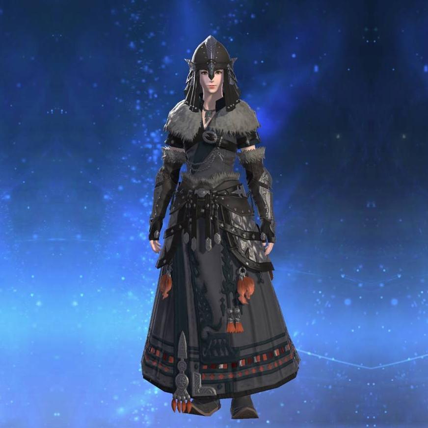 Nomad's Coat of Fending's gearset image female.