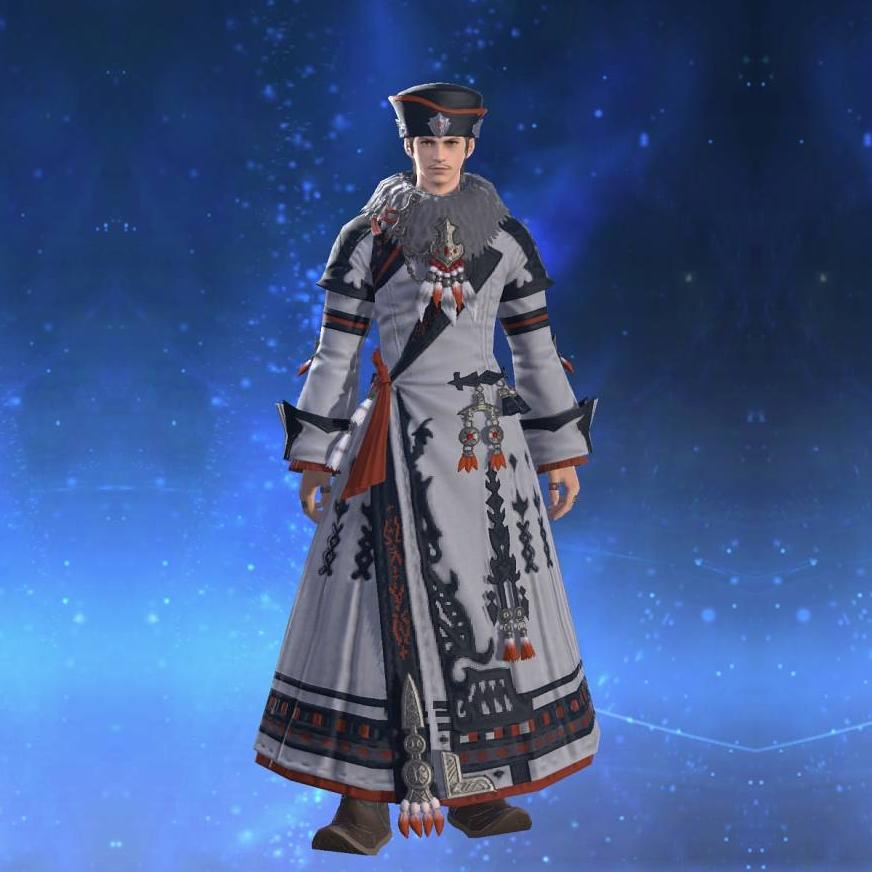 Nomad's Coat of Healing's gearset image male.