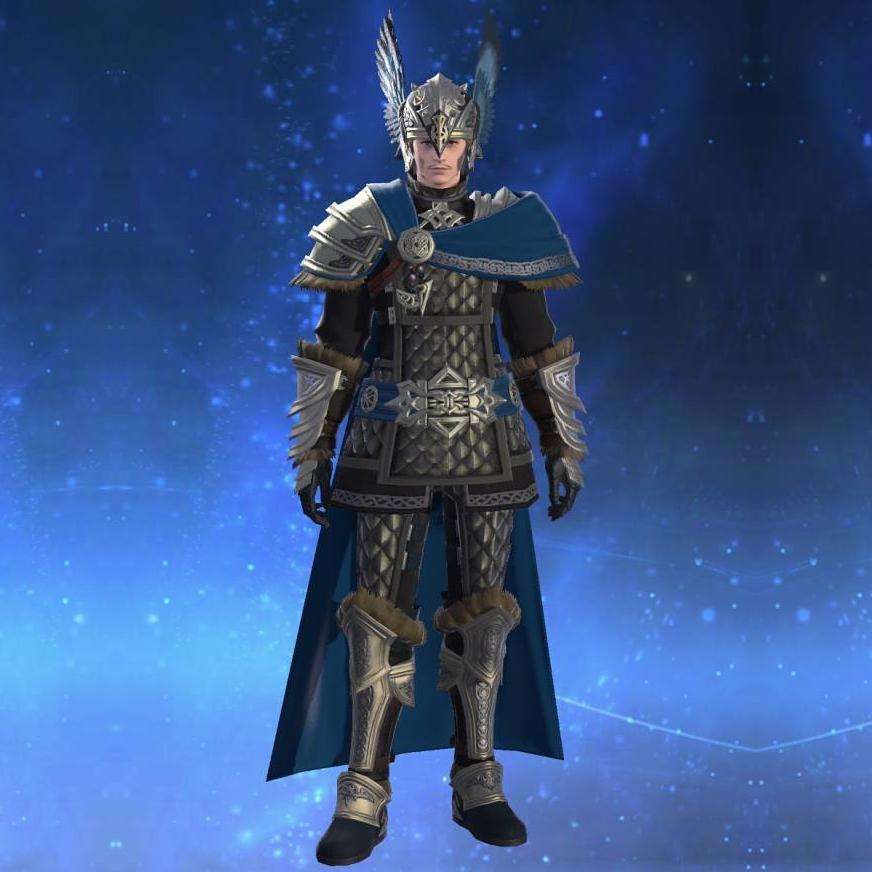 ハイスチール・スレイヤースケイルアーマー's gearset image male.