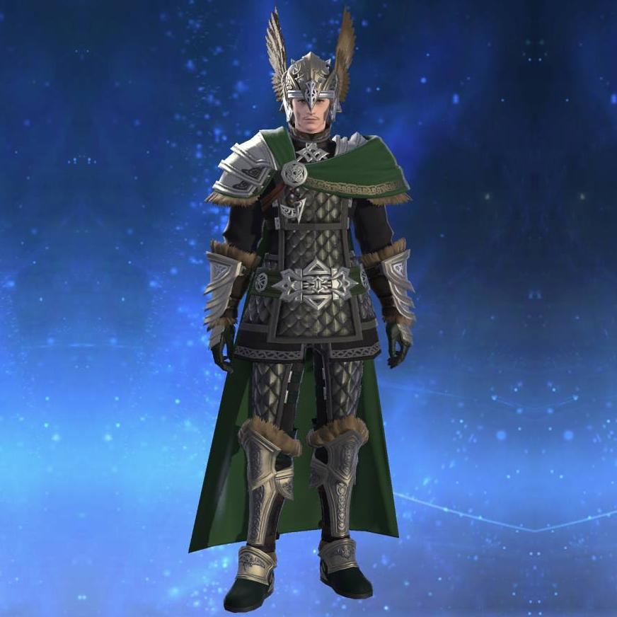 High Steel Scale Mail of Fending's gearset image male.