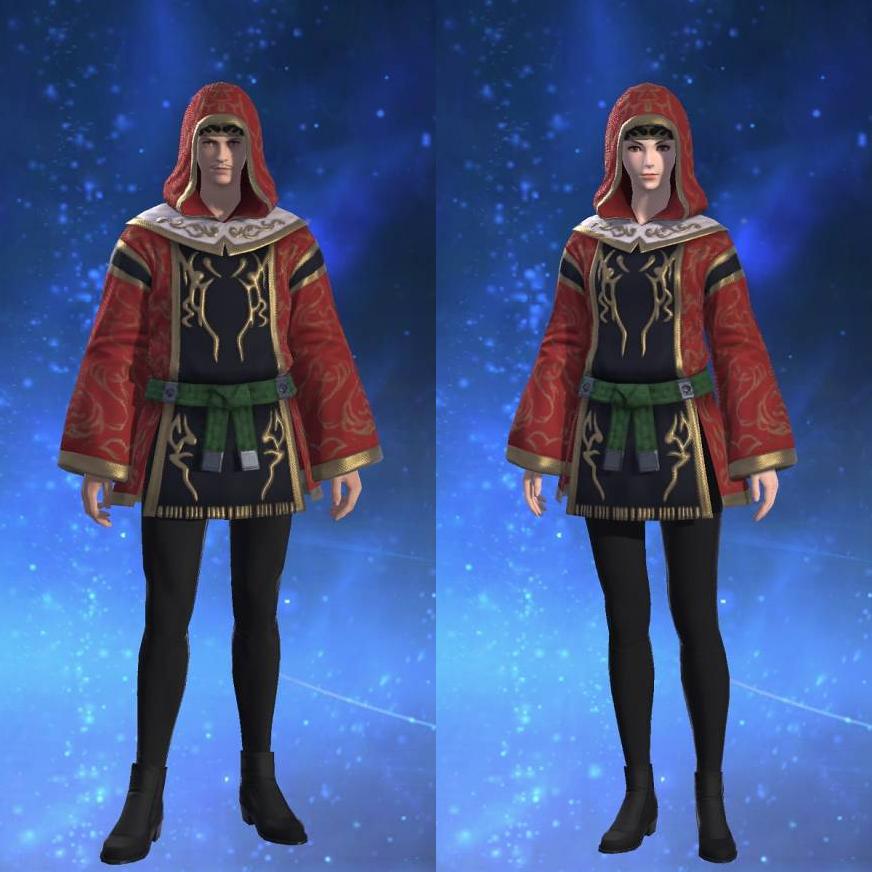 Vermilion Cloak of Casting's gearset image.