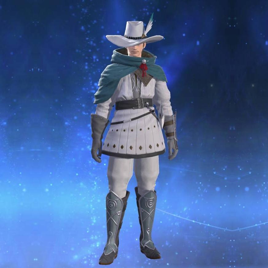 Farlander Acton of Healing's gearset image male.