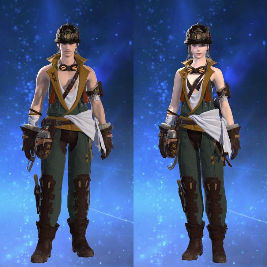 マインキングアタイアRE's gearset image.