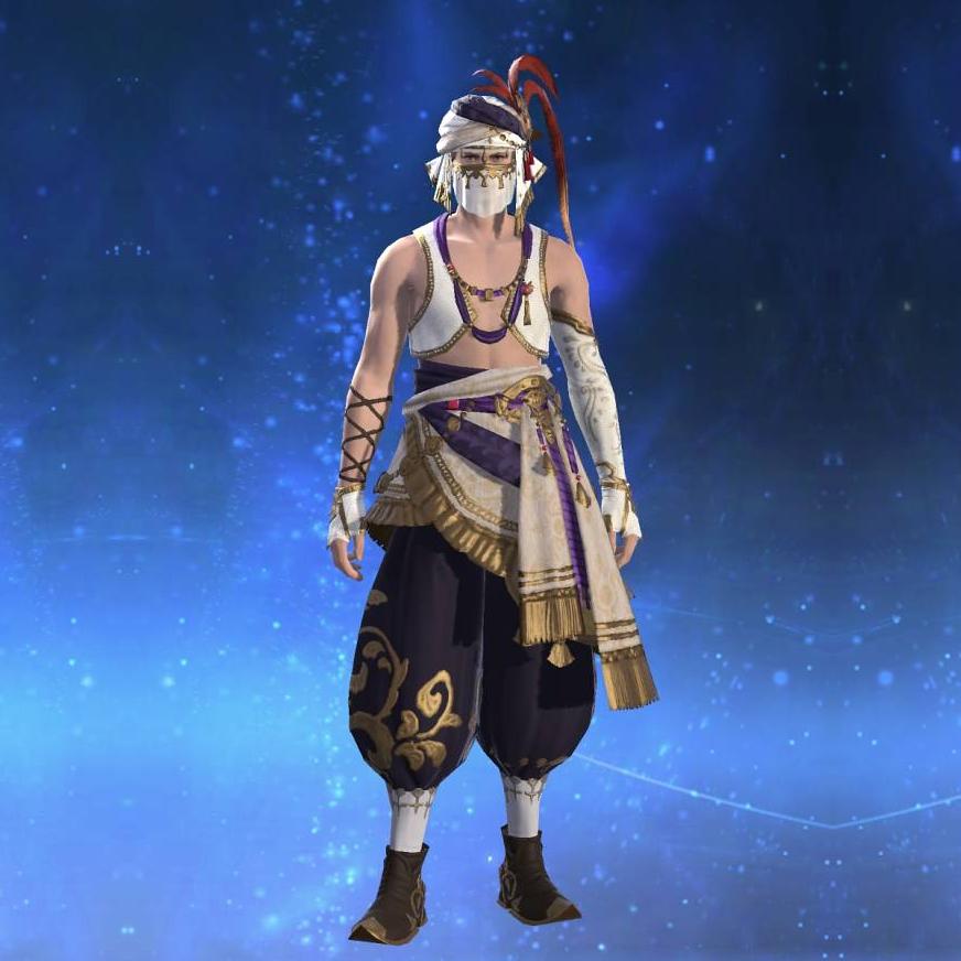 Marid Leather Bolero of Crafting's gearset image male.