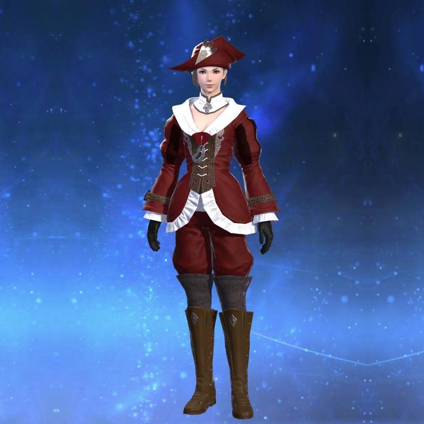 Red Bliaud's gearset image female.