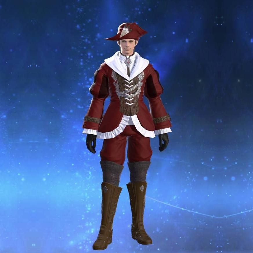 Red Bliaud's gearset image male.
