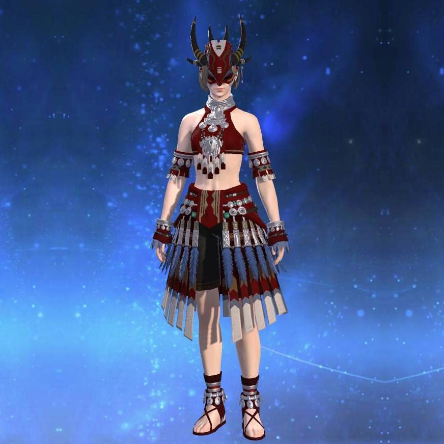 レッドヘンプ・キャスターアタイア's gearset image female.