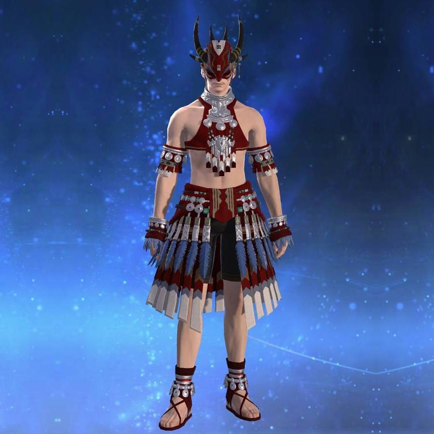 レッドヘンプ・キャスターアタイア's gearset image male.