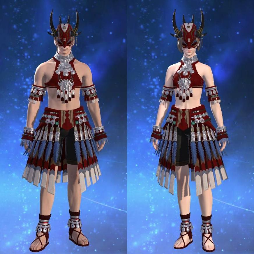 レッドヘンプ・キャスターアタイア's gearset image.