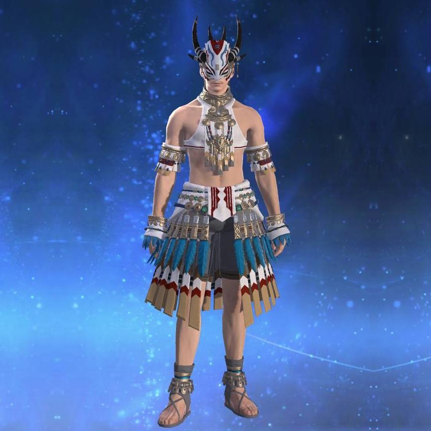 レッドヘンプ・ヒーラーアタイア's gearset image male.
