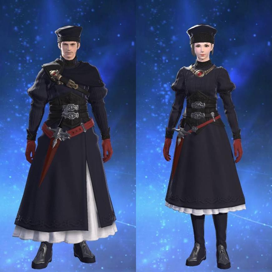 Valerian Dark Priest's Top's gearset image.