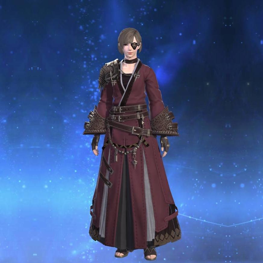 夜摩装束【弓士】's gearset image female.