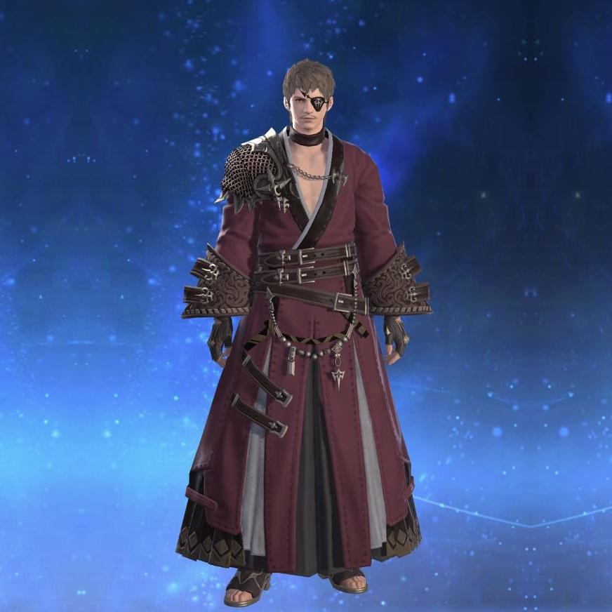 夜摩装束【弓士】's gearset image male.