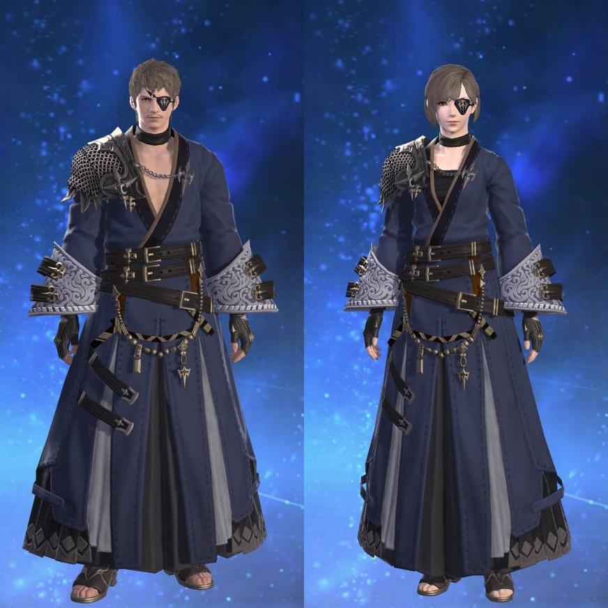 夜摩装束【拳士】's gearset image.