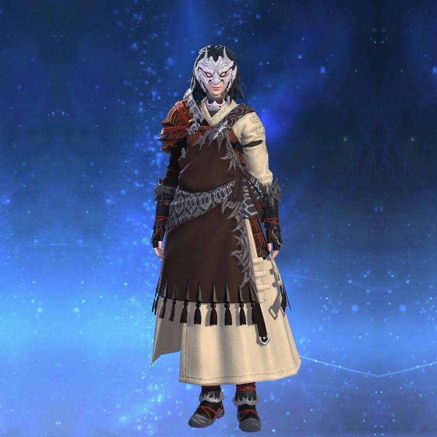 夜摩装束【槍士】's gearset image female.