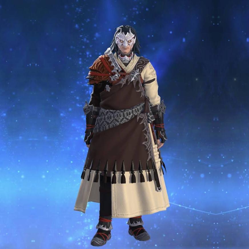 夜摩装束【槍士】's gearset image male.
