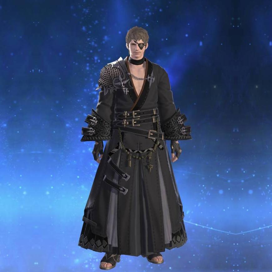 夜摩装束【間士】's gearset image male.