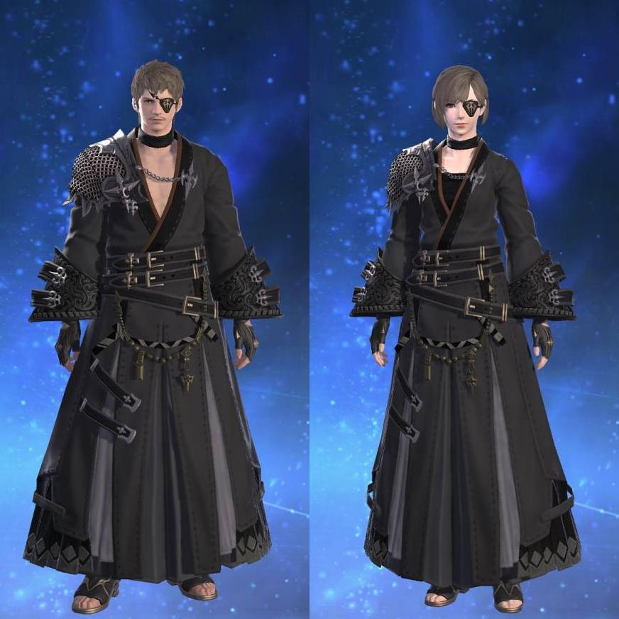 夜摩装束【間士】's gearset image.