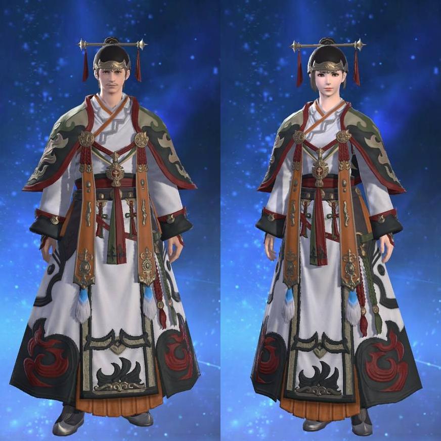 Dai-ryumyaku Dogi of Healing's gearset image.
