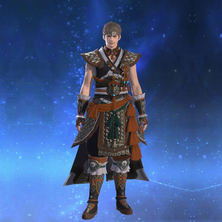 Dai-ryumyaku Togi of Striking's gearset image male.
