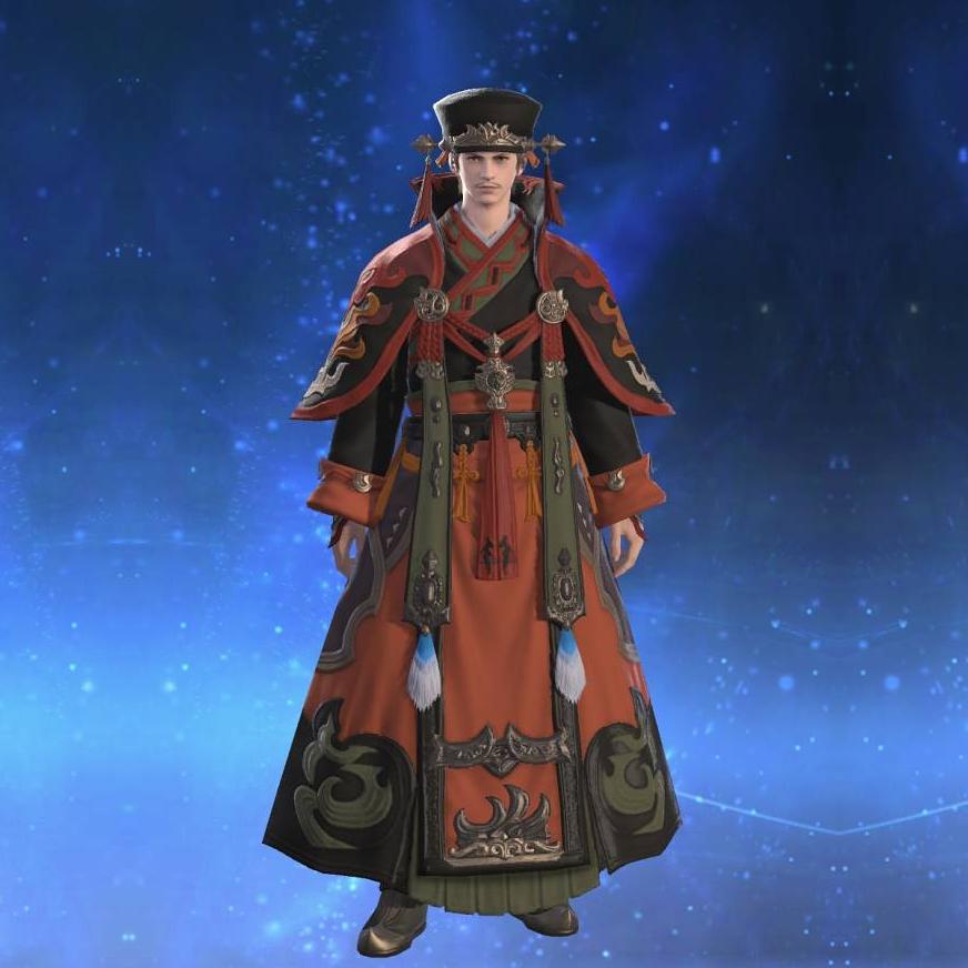 大龍脈装束【術士】's gearset image male.